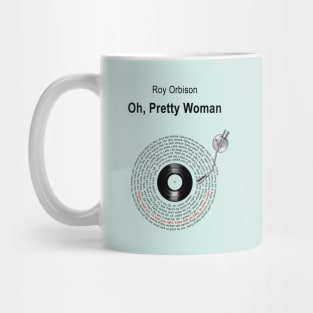 PRETTY WOMAN LYRICS ILLUSTRATIONS Mug